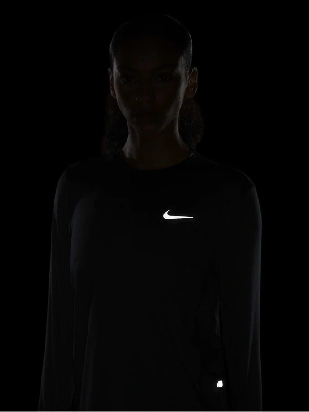 Nike Women’s Black Long-Sleeve Dri-FIT Training Top Small